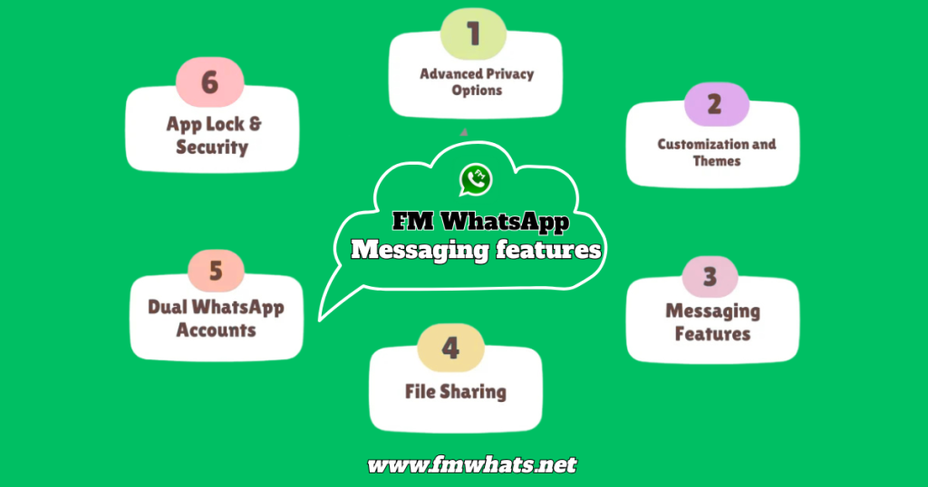 FM WhatsApp messaging features