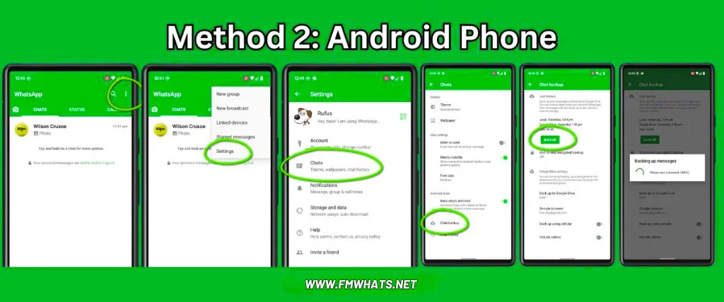 Recover deleted messages Method 2