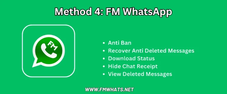 Recover deleted messages Method 4